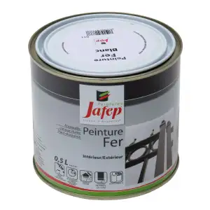 Peinture fer antirouille blanc Jafep