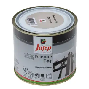 Peinture fer antirouille gris métal Jafep