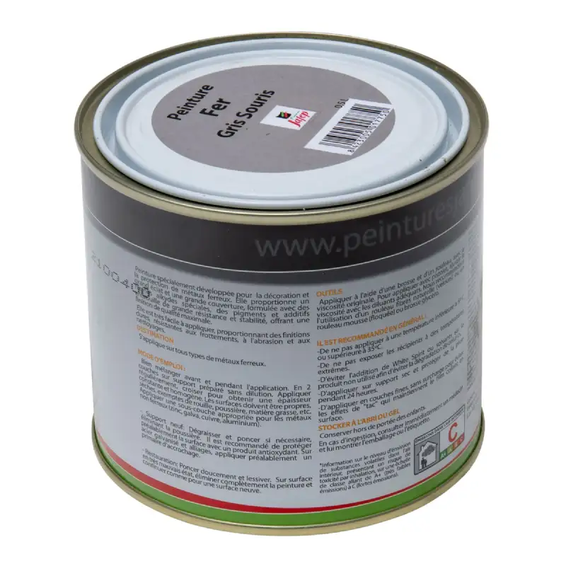 Peinture fer antirouille gris souris Jafep