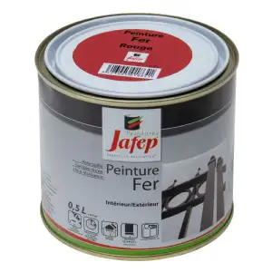 Peinture fer antirouille rouge 0,5L