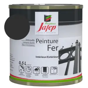 Peinture fer antirouille gris anthracite Jafep