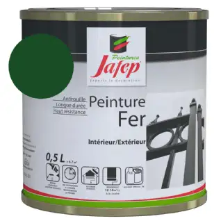 Peinture fer antirouille vert anglais Jafep