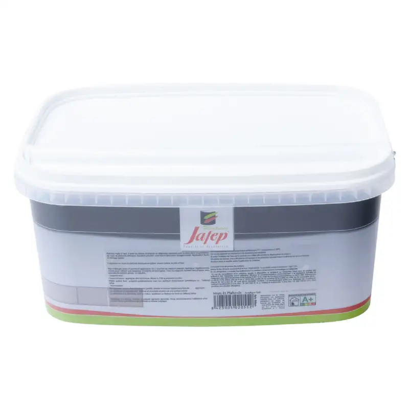 Peinture mur et plafond acrylique mat gris béton (2,5L) Jafep