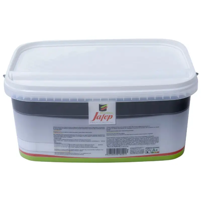 Peinture mur et plafond acrylique mat blanc (2,5L) Jafep