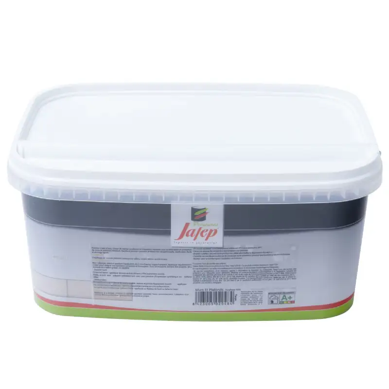 Peinture mur et plafond acrylique mat taupe (2,5L) Jafep