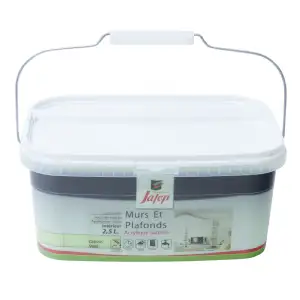 Peinture mur et plafond satinée citron vert (2,5L) Jafep