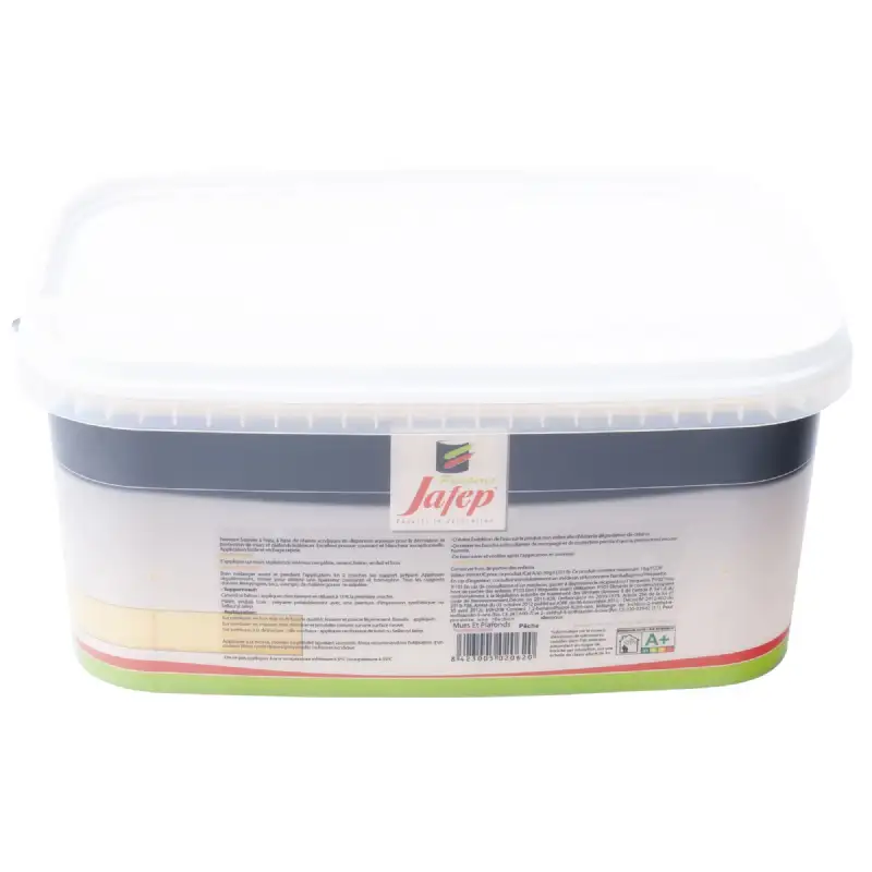 Peinture mur et plafond satinée pêche (2,5L) Jafep