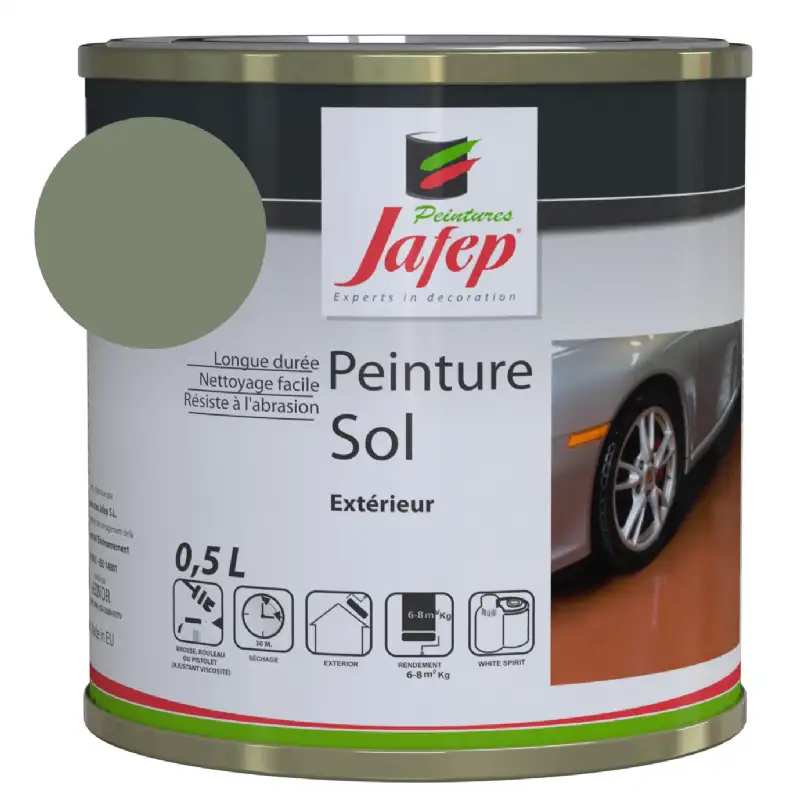 Peinture sol gris ciment Jafep