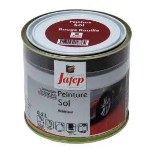 Peinture sol rouge rouille Jafep