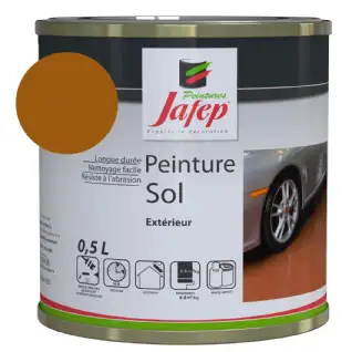 Peinture sol rouge rouille Jafep