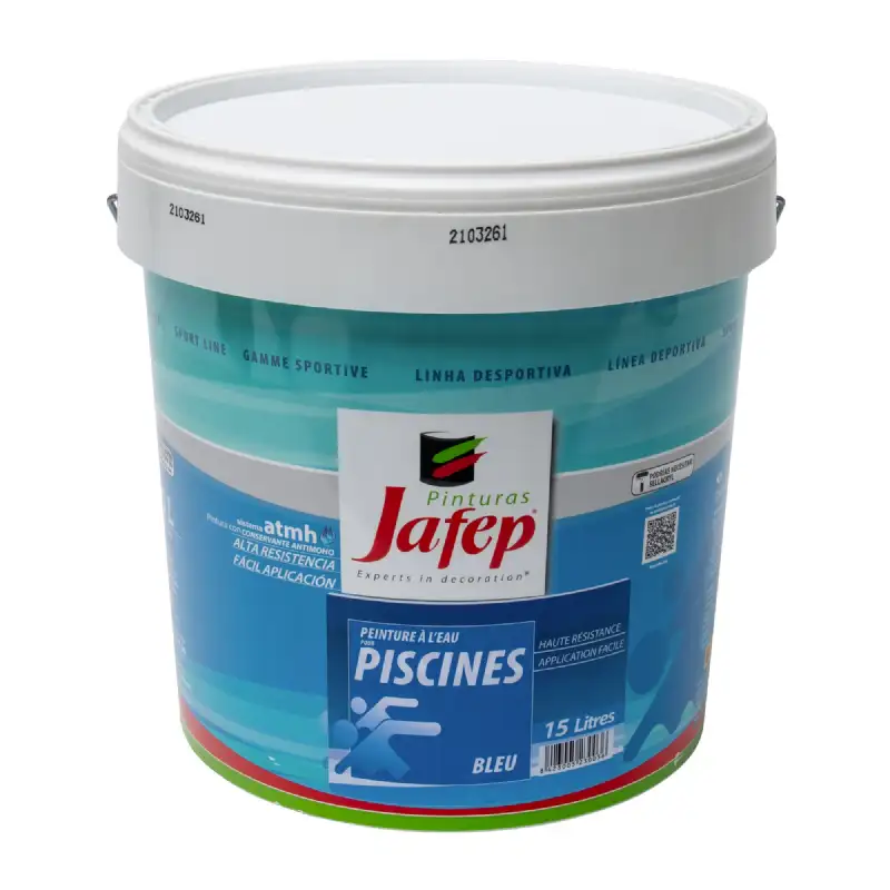 Peinture spéciale pour piscine Bleu mat Jafep (15L)