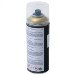 Bombe de peinture spray déco dorée 400ml