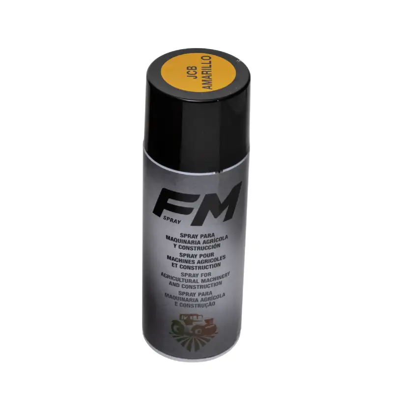 Peinture spray jaune jcb 400ml