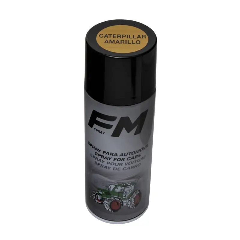 Peinture spray jaune caterpillar 400ml