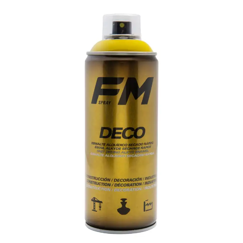 Bombe de peinture jaune 400ml