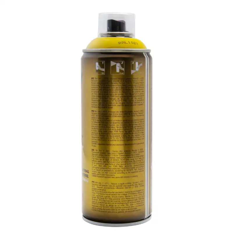 Bombe de peinture jaune 400ml