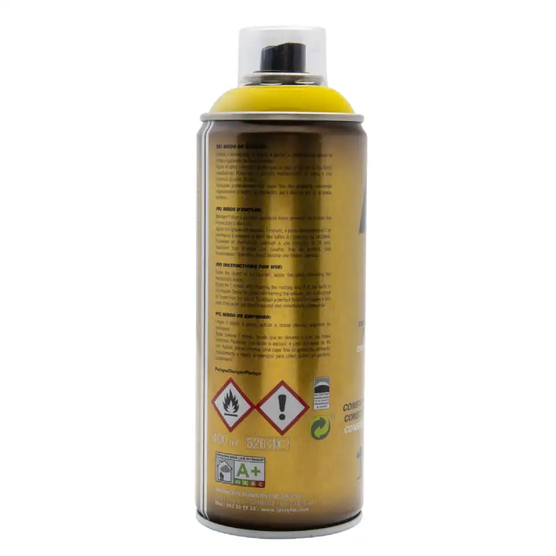 Bombe de peinture jaune 400ml