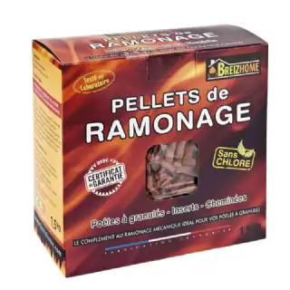 Pellets de ramonage sans chlore 