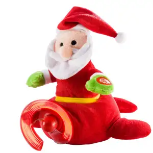 Peluche avion et père noel chantant