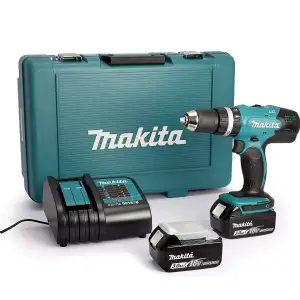 Perceuse visseuse à percussion 18v 2 batteries Makita