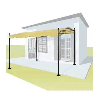 Pergola en acier époxy 3 x 2,5 m WERKA PRO