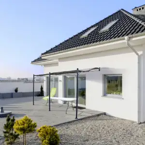 Pergola murale en acier époxy (3 x 4 m) WERKA PRO