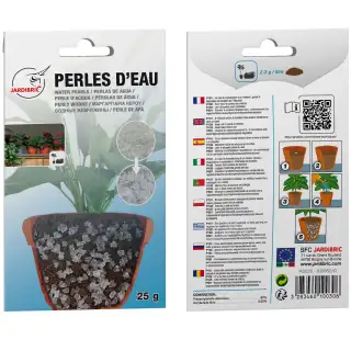 Perles d'eau pour plantes et fleurs - 25 g