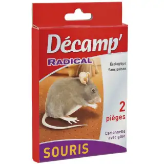 Piège à glue pour souris les 2 pièces