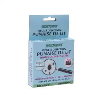 Piège à détection punaise de lit (Lot de 2) Insectovert de Subito