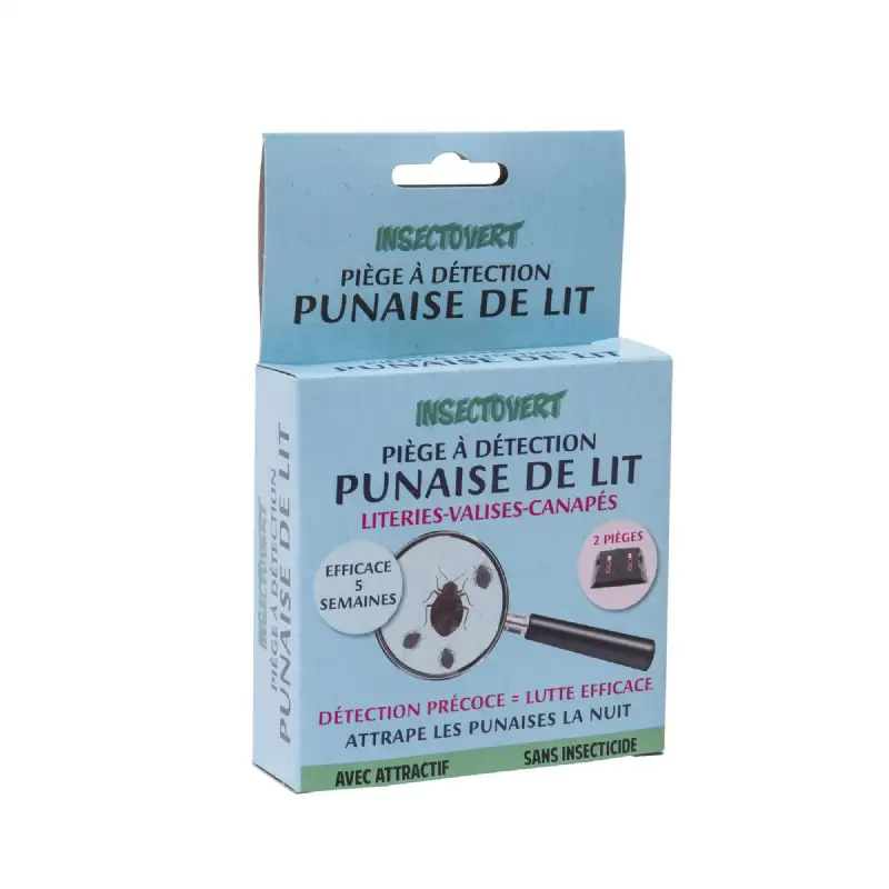 Piège à détection punaise de lit (Lot de 2) Insectovert de Subito