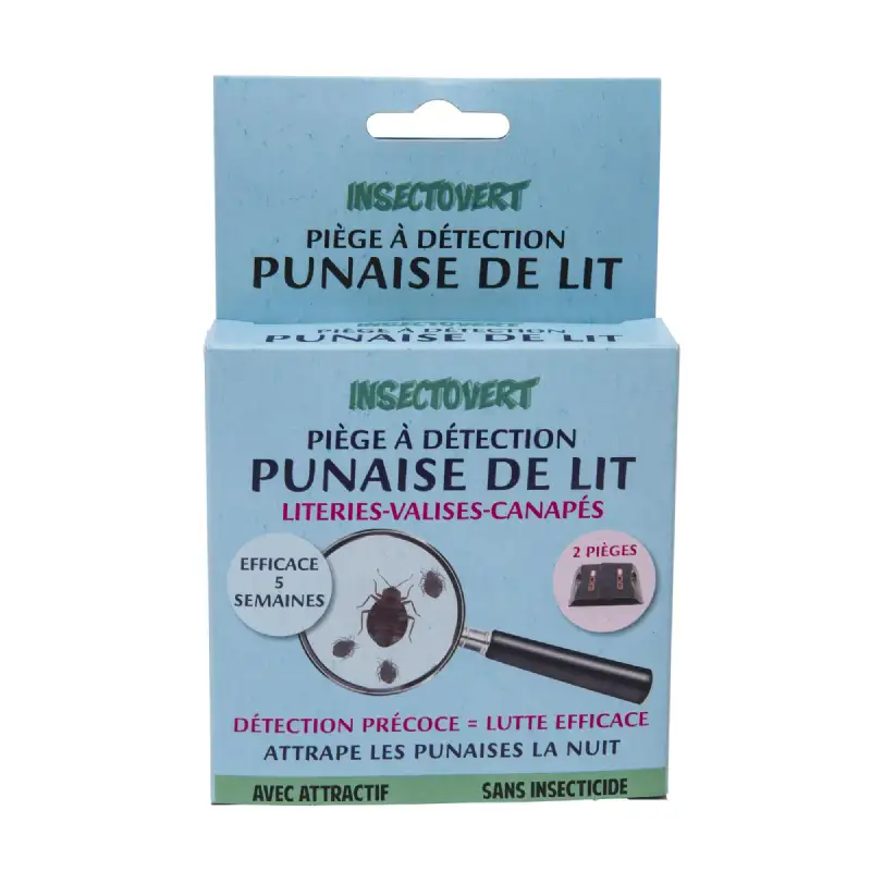 Piège à détection punaise de lit (Lot de 2) Insectovert de Subito