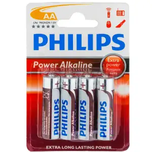 Pile philips lr6 (aa) alcaline 4pcs