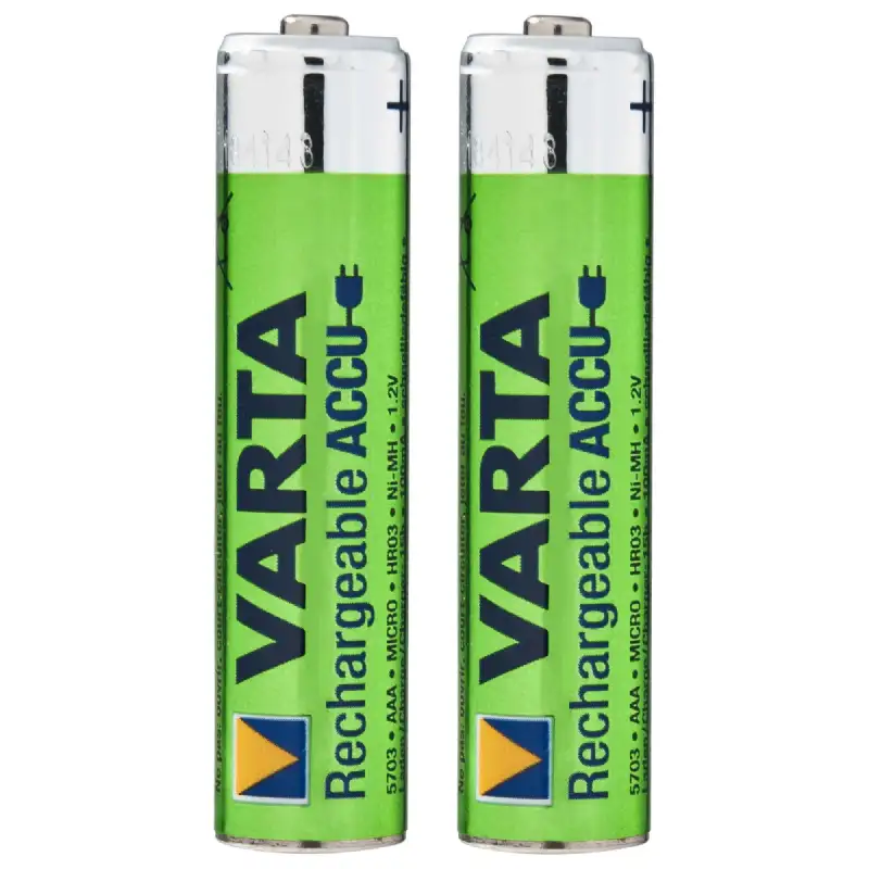 Pile rechargeable AAA R3 Varta 2 pièces