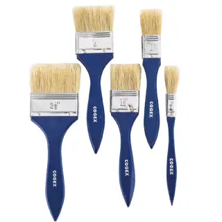 Lot de 5 pinceaux plats Cogex