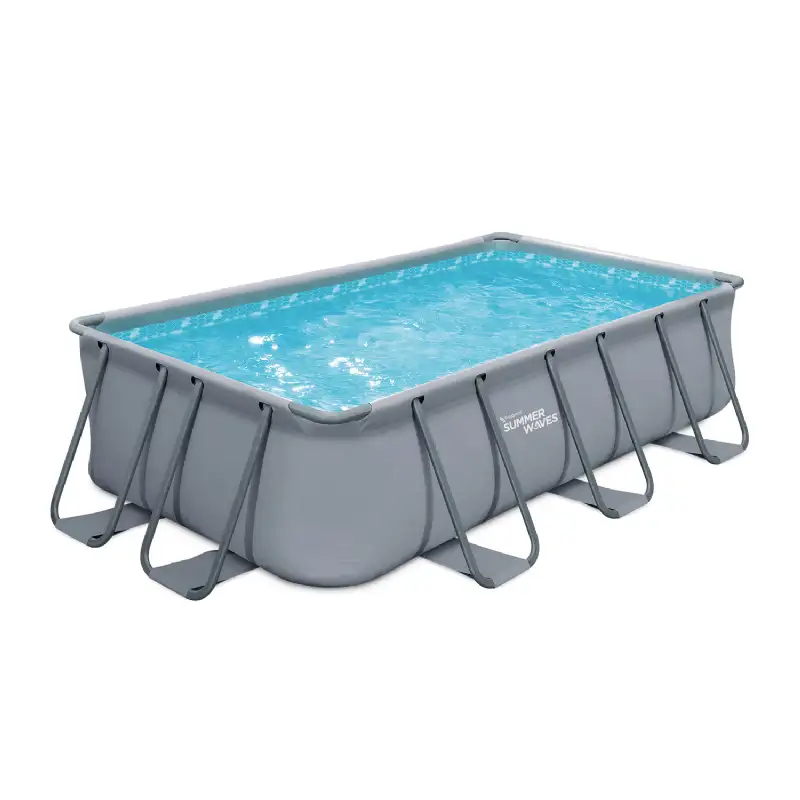 Piscine tubulaire rectangle 4x2x1m 