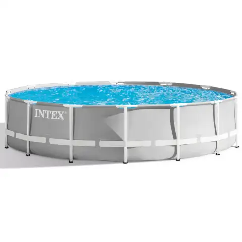 Piscine tubulaire ronde Intex (Ø 6,1x1,32m) 