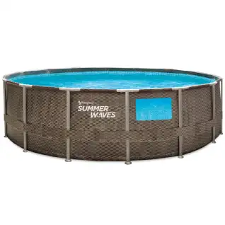 Piscine tubulaire ronde à hublot (Ø4,57x1,22m) Summer Waves