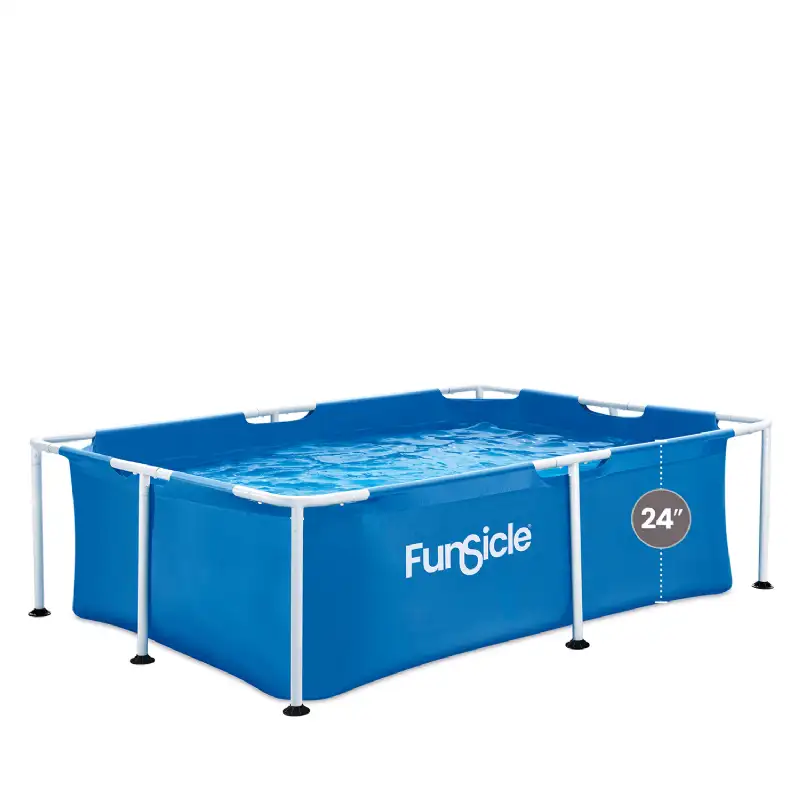 Piscine tubulaire rectangulaire Funsicle (2,13 m x 1,52 m x 0,61 m)