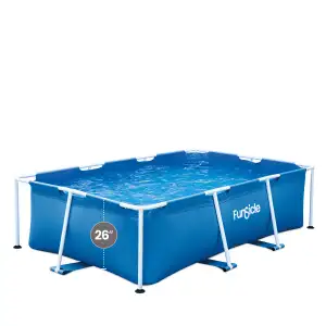 Piscine tubulaire rectangulaire Funsicle (2,60 m x 1,60 m x 0,66 m)