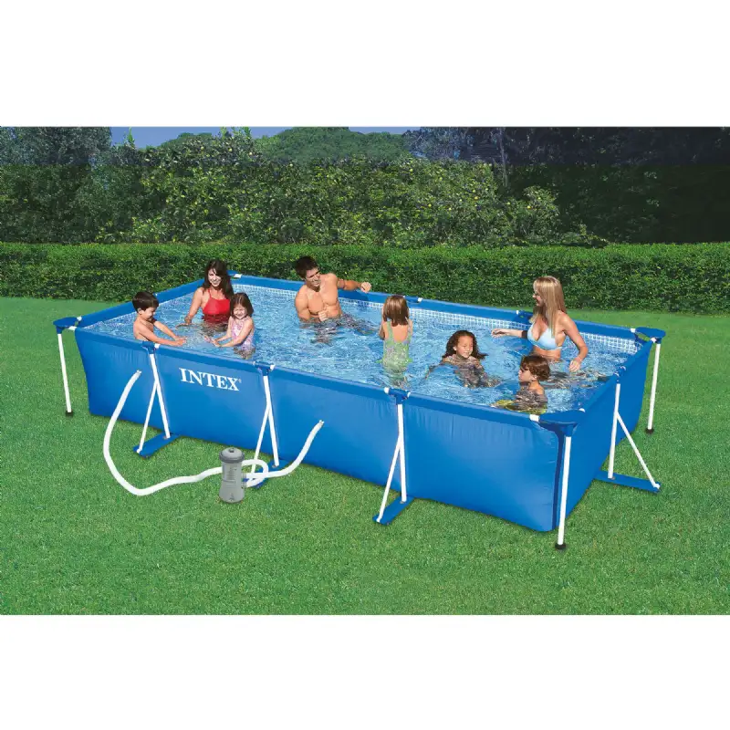 Piscine tubulaire rectangulaire 4,50 x 2,20 x 0,84 m Intex