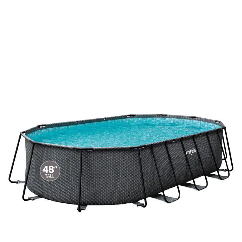 Piscine tubulaire ovale Oasis Designer™ Funsicle Dark (6,10 x 3,66 x 1,22m)