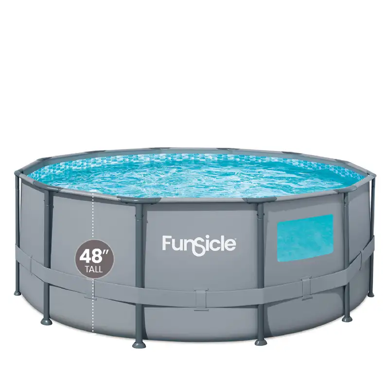 Piscine tubulaire ronde à hublot Funsicle Ø 3,66m x h1,22m