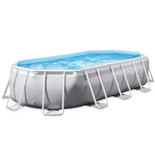 Piscine tubulaire ovale Intex (6,10x3,05x1,22m)