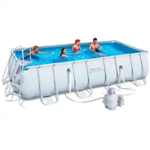 Piscine tubulaire rect 5.49x2.74x1.22m