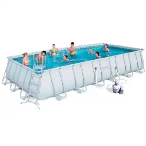 Piscine tubulaire rectangulaire 7.32x3.66x1.32m