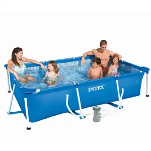 Piscine tubulaire rectangulaire 3x2x0.75m Intex