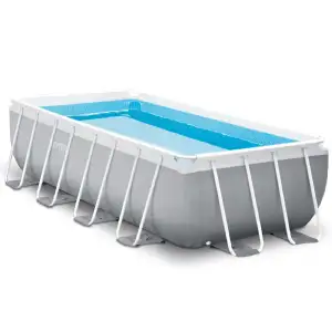 Piscine tubulaire rectangulaire Intex (4,88x2,44x1,07m)