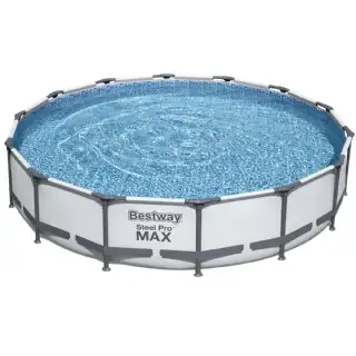 Piscine tubulaire ronde (Ø4,27x0,84 m) grise Bestway