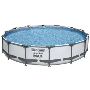 Piscine tubulaire ronde (Ø4,27x0,84 m) grise Bestway