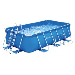 Piscine tubulaire rectangulaire (4x2x1m) Summer-Waves